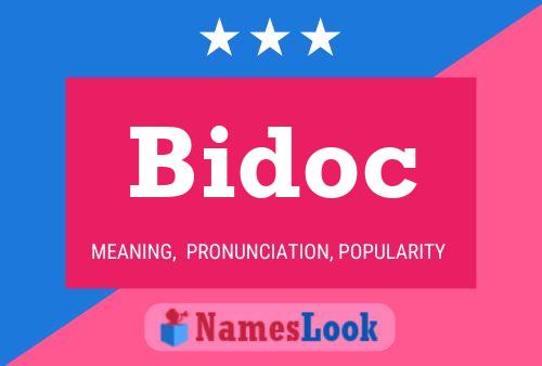 Poster del nome Bidoc