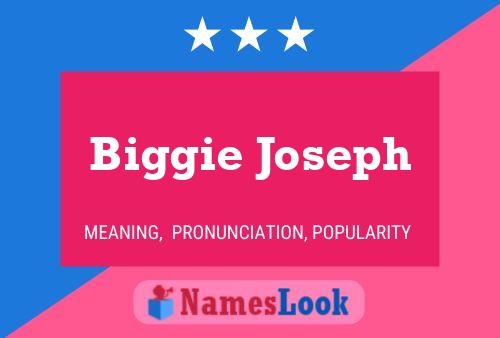 Poster del nome Biggie Joseph