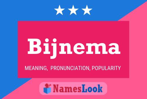 Poster del nome Bijnema