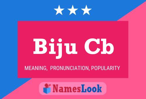 Poster del nome Biju Cb