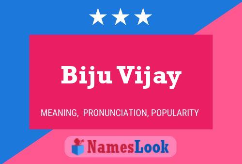 Poster del nome Biju Vijay