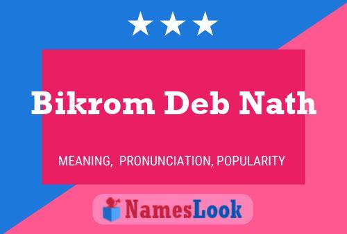 Poster del nome Bikrom Deb Nath