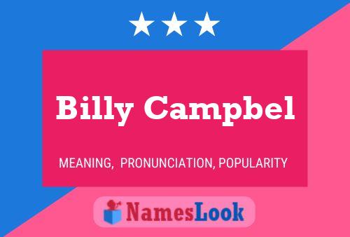 Poster del nome Billy Campbel