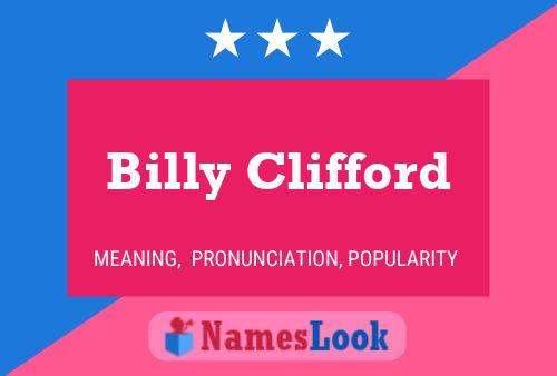 Poster del nome Billy Clifford