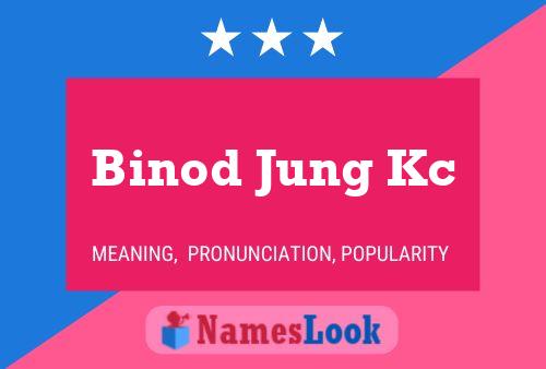 Poster del nome Binod Jung Kc