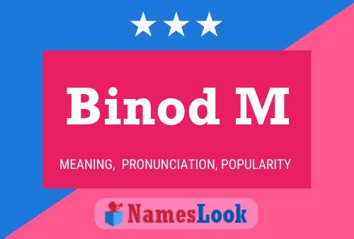 Poster del nome Binod M