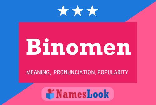 Poster del nome Binomen