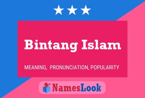 Poster del nome Bintang Islam