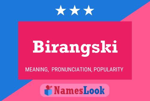 Poster del nome Birangski