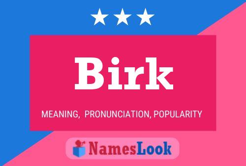 Poster del nome Birk