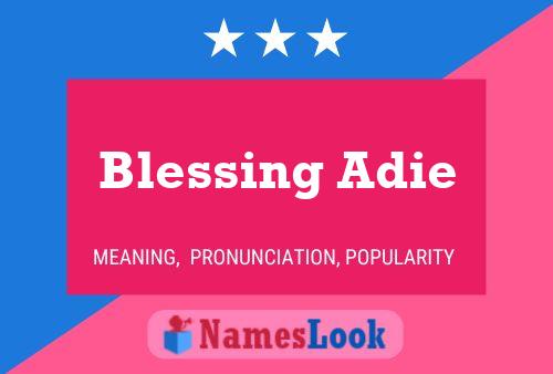 Poster del nome Blessing Adie