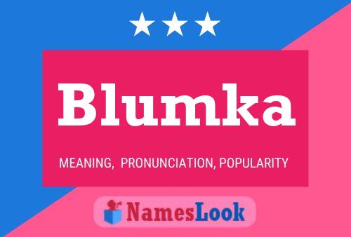 Poster del nome Blumka