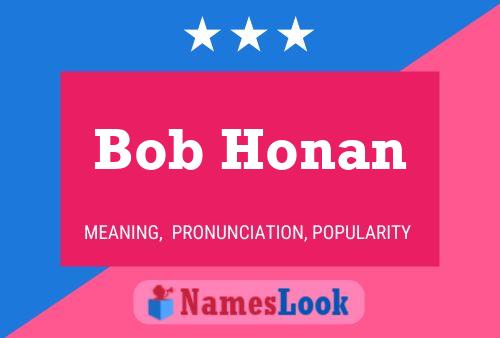 Poster del nome Bob Honan