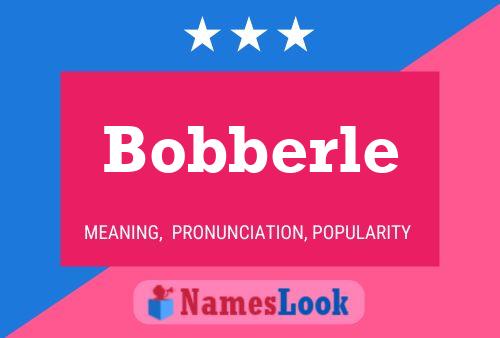 Poster del nome Bobberle