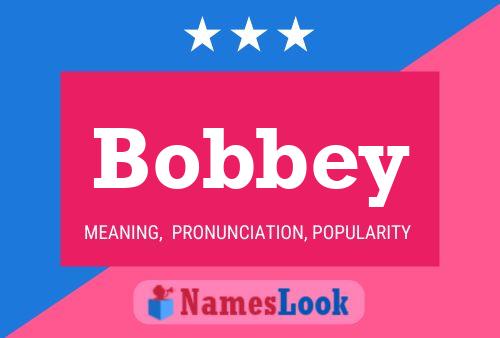 Poster del nome Bobbey