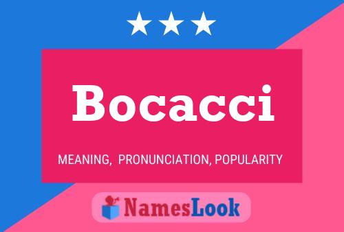 Poster del nome Bocacci