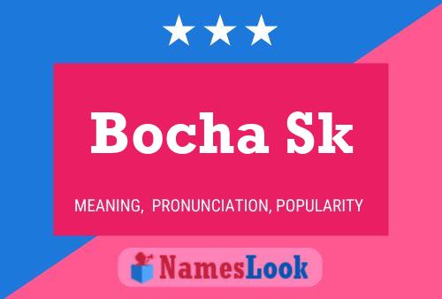 Poster del nome Bocha Sk