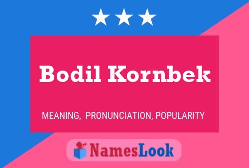 Poster del nome Bodil Kornbek