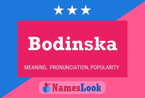 Poster del nome Bodinska