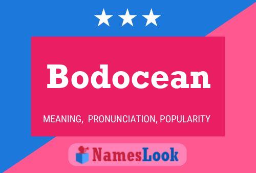 Poster del nome Bodocean