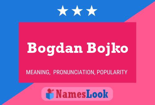 Poster del nome Bogdan Bojko