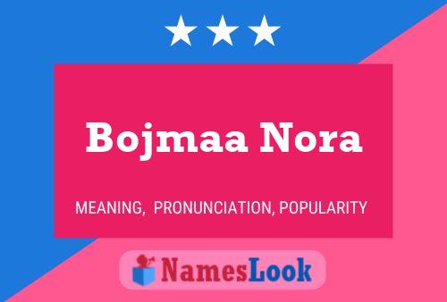 Poster del nome Bojmaa Nora