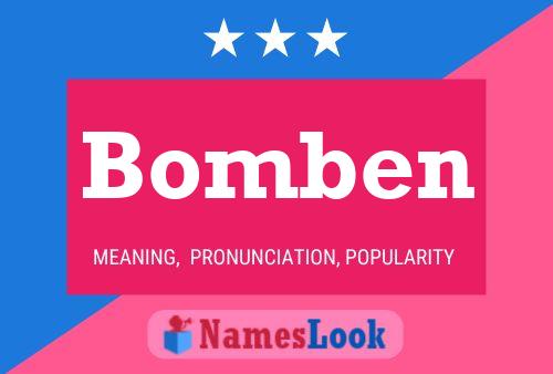 Poster del nome Bomben