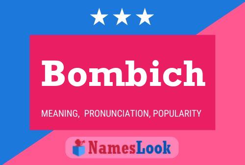 Poster del nome Bombich