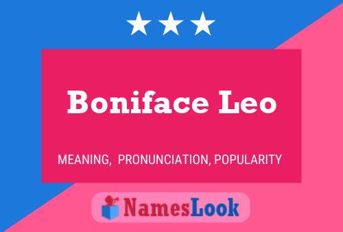 Poster del nome Boniface Leo