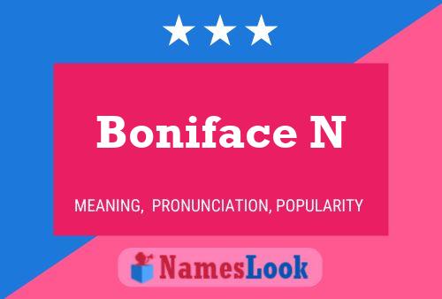 Poster del nome Boniface N