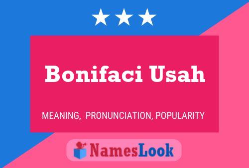 Poster del nome Bonifaci Usah