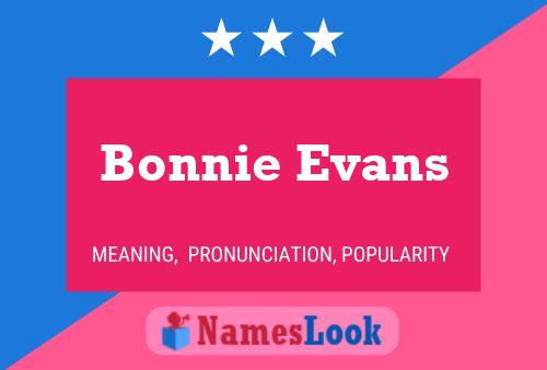 Poster del nome Bonnie Evans