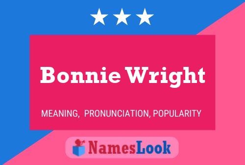 Poster del nome Bonnie Wright