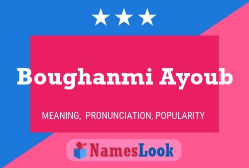 Poster del nome Boughanmi Ayoub