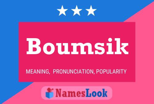 Poster del nome Boumsik