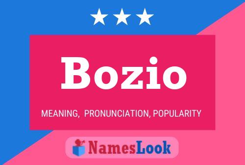 Poster del nome Bozio