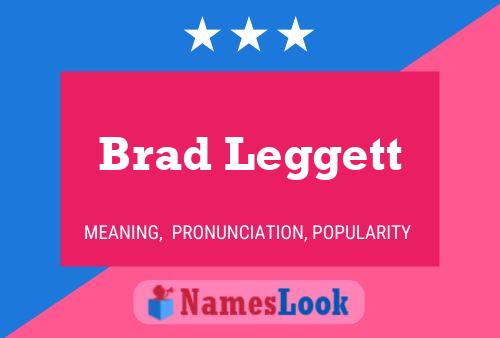 Poster del nome Brad Leggett