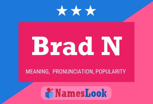 Poster del nome Brad N