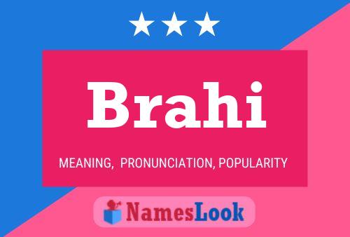 Poster del nome Brahi