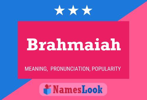 Poster del nome Brahmaiah