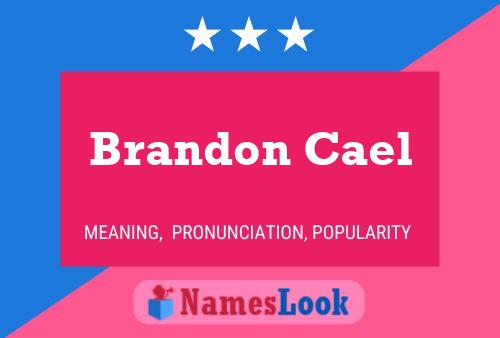 Poster del nome Brandon Cael