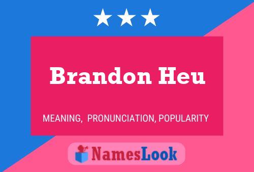 Poster del nome Brandon Heu