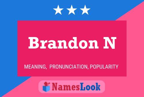 Poster del nome Brandon N