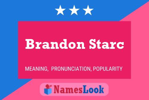 Poster del nome Brandon Starc