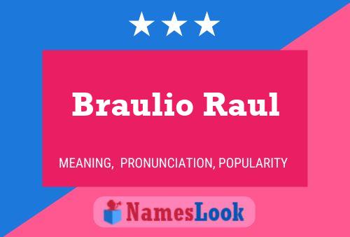 Poster del nome Braulio Raul