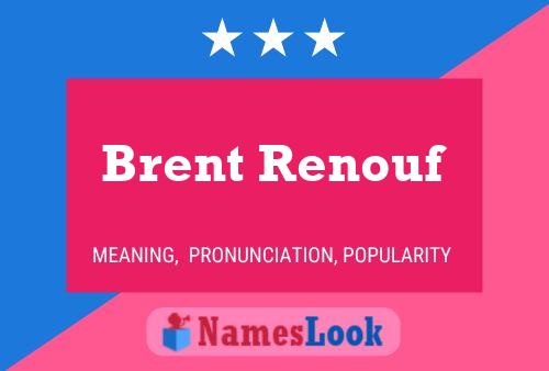 Poster del nome Brent Renouf