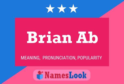 Poster del nome Brian Ab