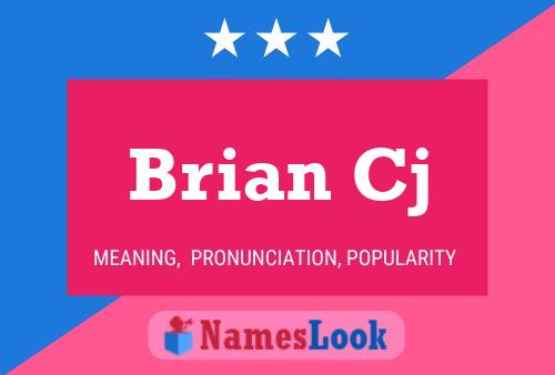 Poster del nome Brian Cj