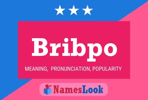 Poster del nome Bribpo