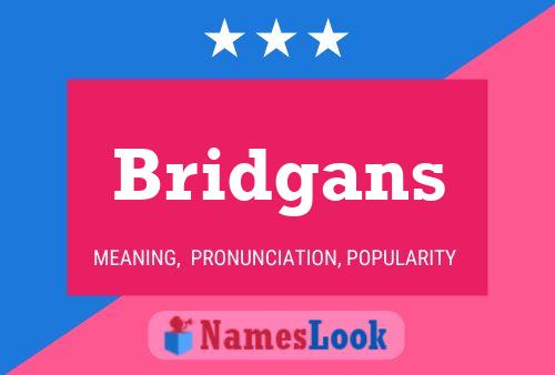 Poster del nome Bridgans